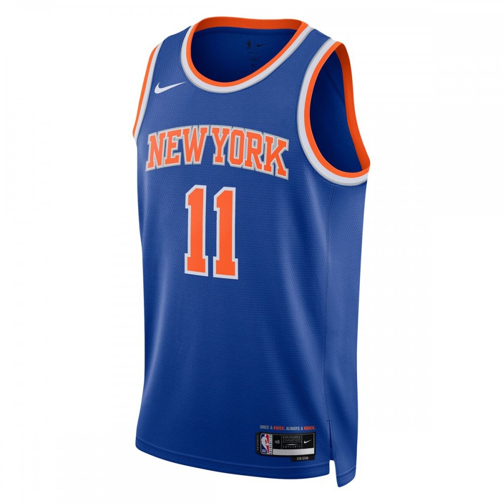 Jalen Brunson New York Knicks Unisex Swingman Jersey - Icon Edition - Blue-Pro Kit Vault | Brand New 26/27 Sports Jerseys